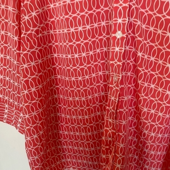 Blair xl elbow length ladies button down blouse - Picture 4 of 7